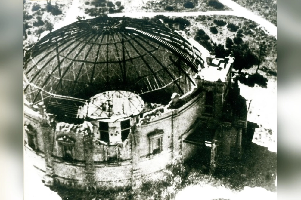 Так выглядело здание Панорамы в 1944 году.