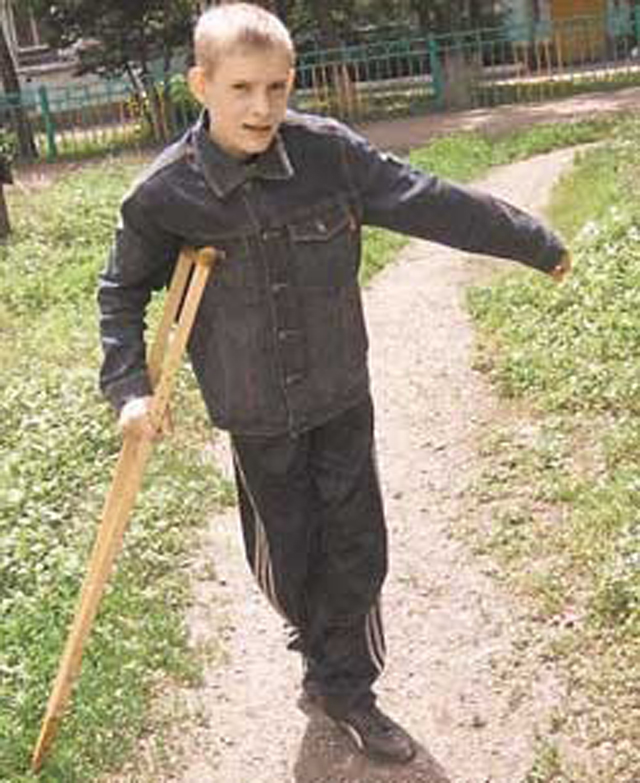 Леша Сеитов в детстве.