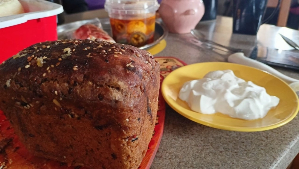 Хлеб Тимаковы пекут по старинному рецепту.