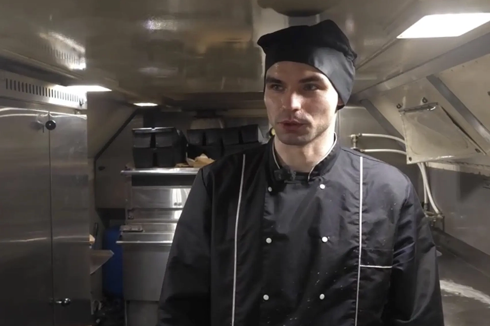 Военный пекарь с позывным Сухарь.