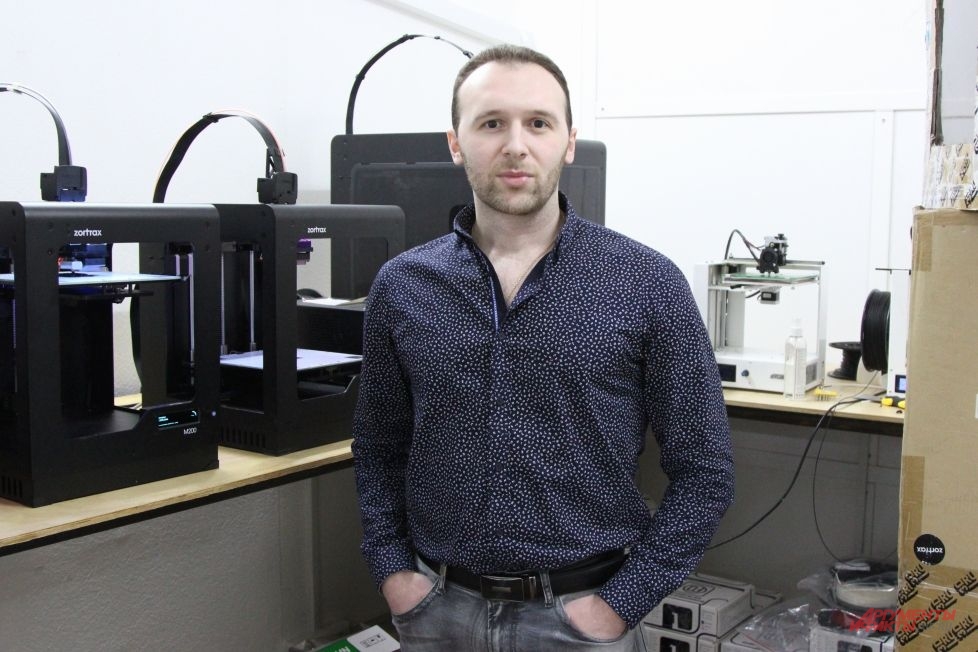  Специалист по 3D-печати Зураб Каркузашвили.