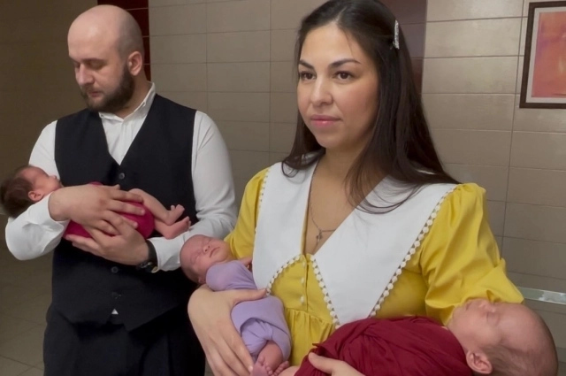 Малышек назвали Дарина, Арина и Таисия.