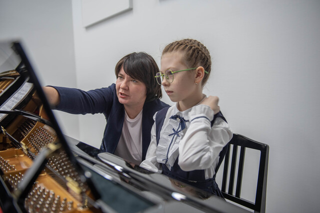 Мастер класс по фортепиано с преподавателем ЦМШ Натальей Богдановой.