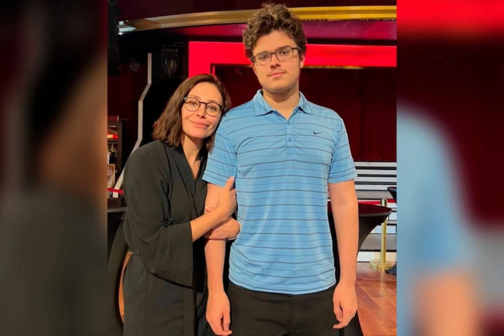 Екатерина Волкова с сыном Богданом.