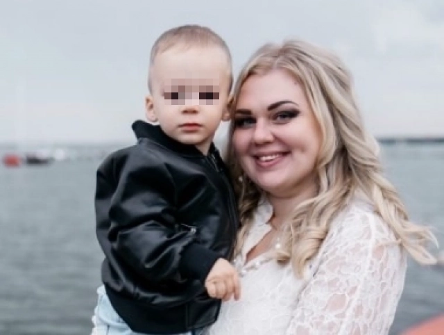 Александра с сыном Марком.