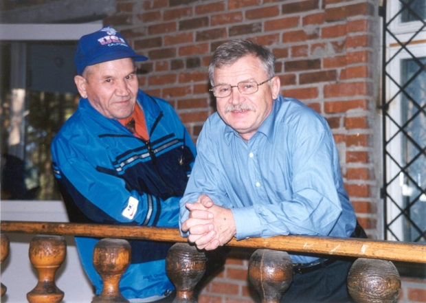 Борис Краснопёров и Сергей Никоненко в одну из встреч.