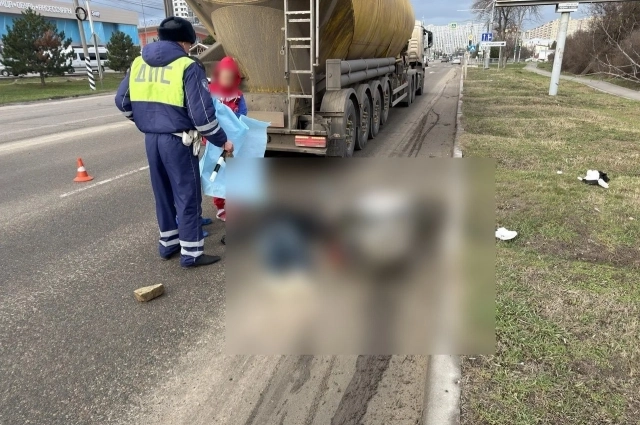 Кадр с места аварии.