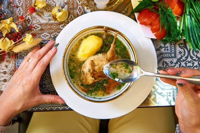 Ливанский зеленый суп