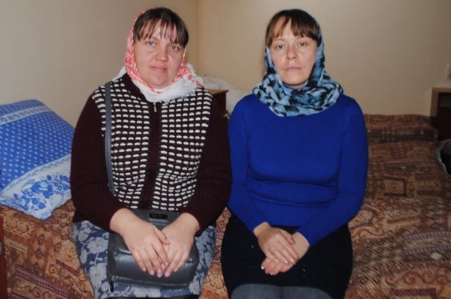 Жительницы Донбасса Наталья Сирик и Оксана Тостоганова приехали в Ростов поклониться православным святыням.