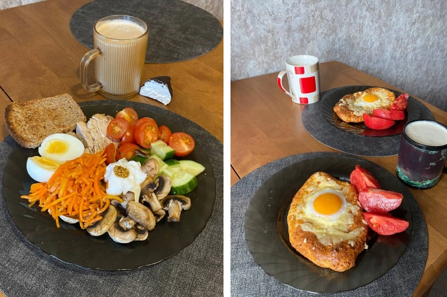 Пример моих блюд, где все нутриенты в балансе.