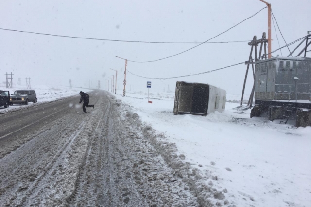 В этот день в Норильске выпал снег.