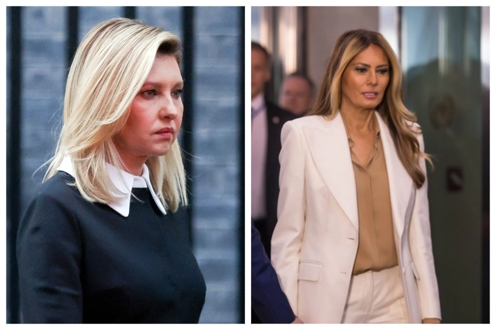 Елена Зеленская и Мелания Трамп