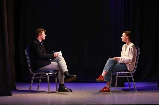 Журналист Степан Каменев и актриса Инна Волкова.