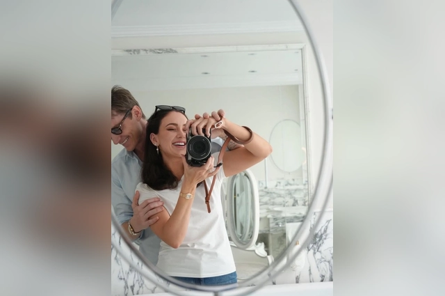 Звездная пара живет спокойной и счастливой жизнью.