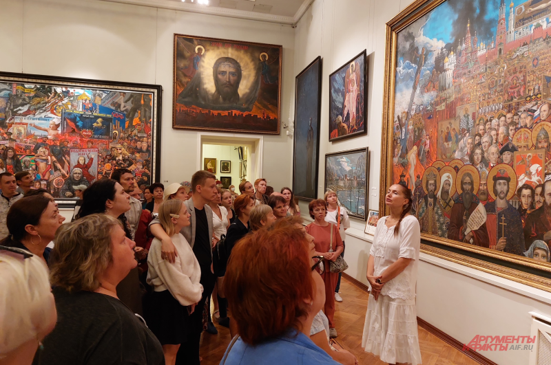 Монументальные работы Ильи Глазунова полны символов и отсылок к историческим событиям и деятелям.