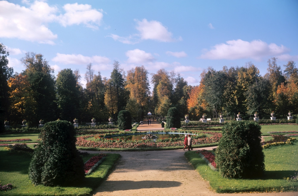 В парке Тимирязевской академии (ныне Российский государственный аграрный университет - МСХА имени К.А. Тимирязева).