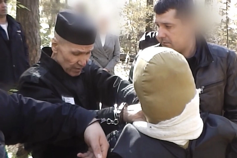 Орунбаев во время следственных действий в Красноярском крае.