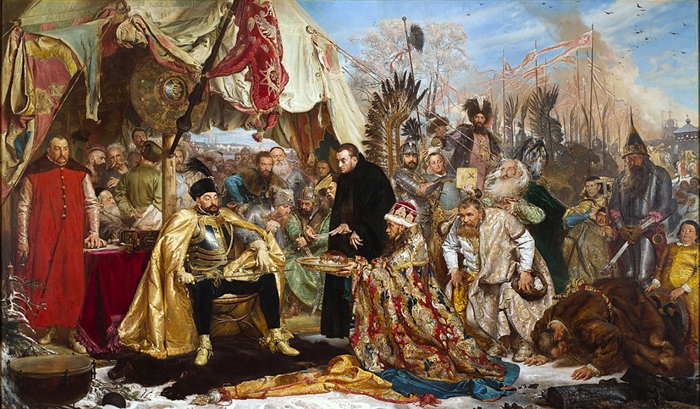 Ян Матейко, «Стефан Баторий под Псковом», 1872 г.