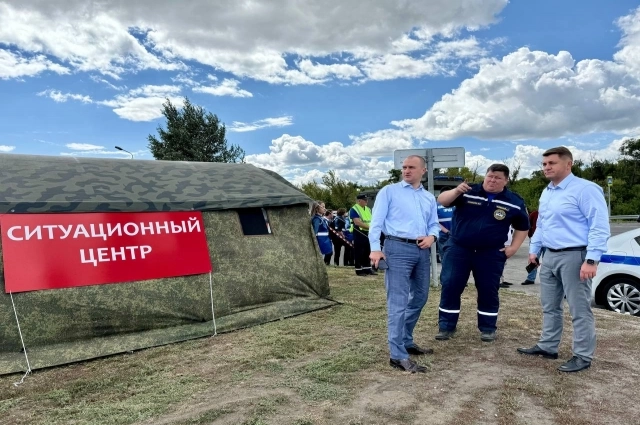 Ситуационный центр на въезде в Белгород.