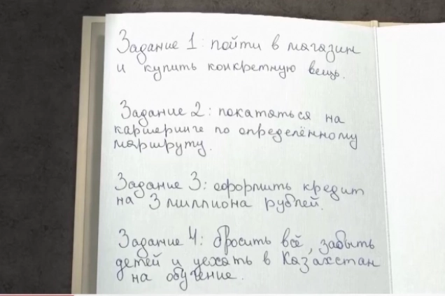 Задания кураторов в личном дневнике Екатерины Савельевой