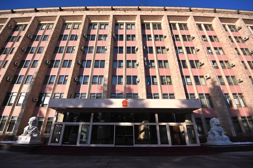 Посольство Китая в Москве.