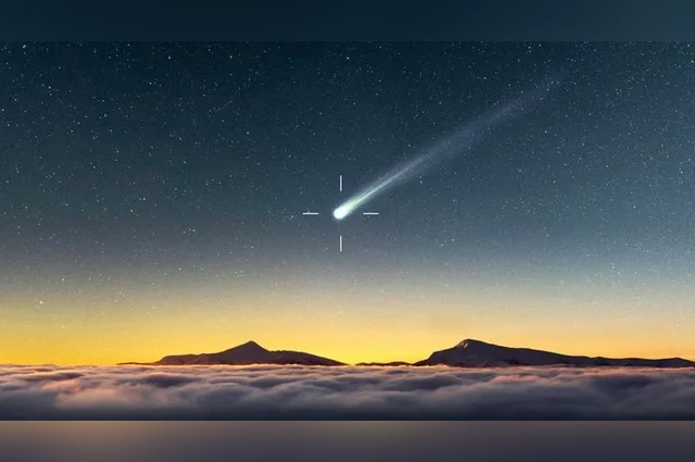 Как можно наблюдать за редкой кометой?