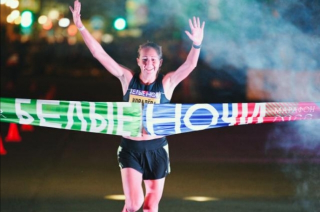 Совсем недавно Мрина Ковалёва стала призёром марафона 