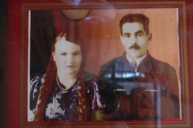 Мария Стрелкова с мужем.