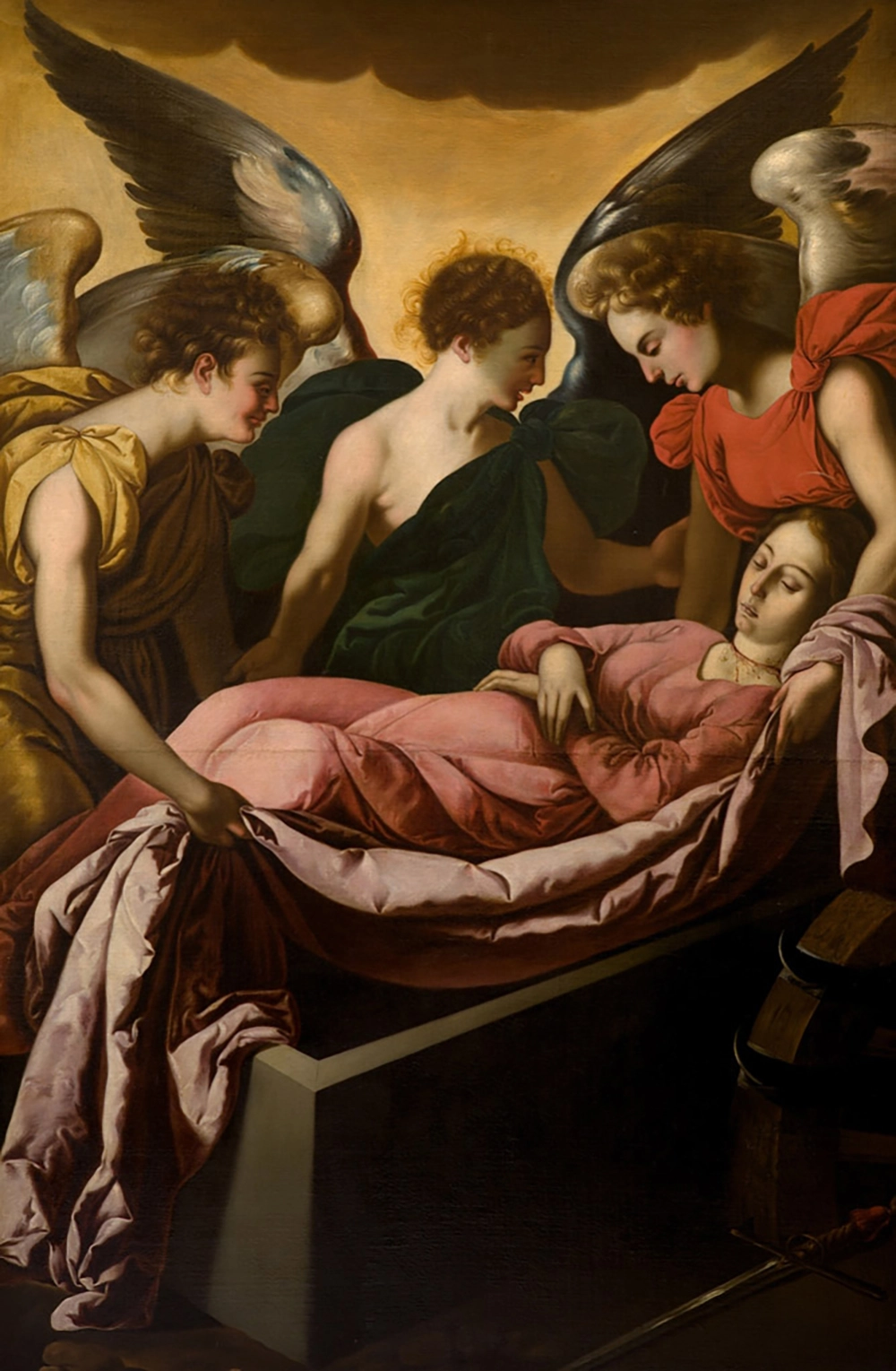 «Погребение св. Екатерин». Франсиско де Сурбаран.