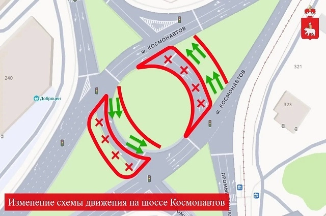 Схема движения.