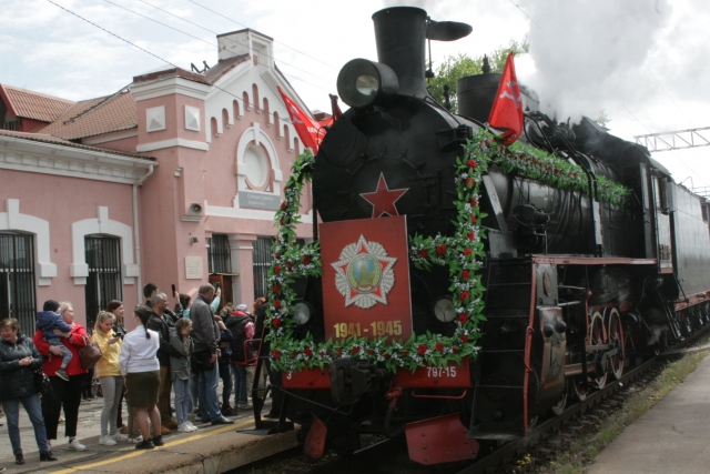 На железнодорожную станцию «Волгоград-1» прибудет ретропоезд «Воинский эшелон».