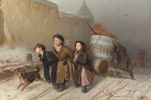 Пять картин Перова демонстрировались на Всемирной выставке 1867 года: «Проводы покойника», «Первый чин», «Дилетант», «Гитарист-бобыль», «Тройка».