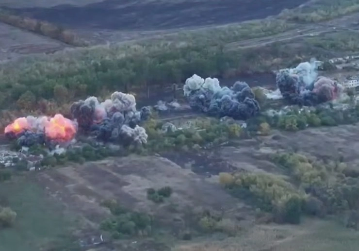 Удар по позициям ВСУ под Купянском.