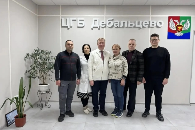 Врачи из Хабаровска в Дебальцево.