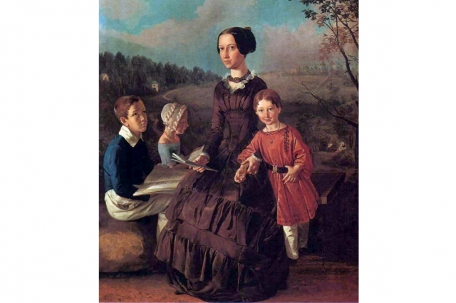 «Семейный портрет», 1854 год, холст, масло.