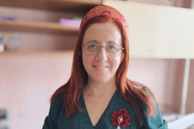 Татьяна и сама носит кокошник, который сшила.