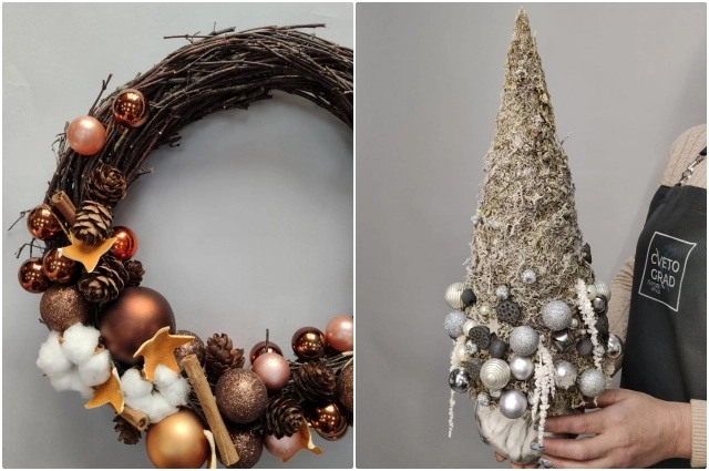 Декор можно сделать из подручных материалов.