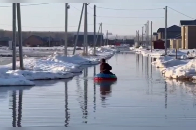 Паводок в селе Новые Сокуры.