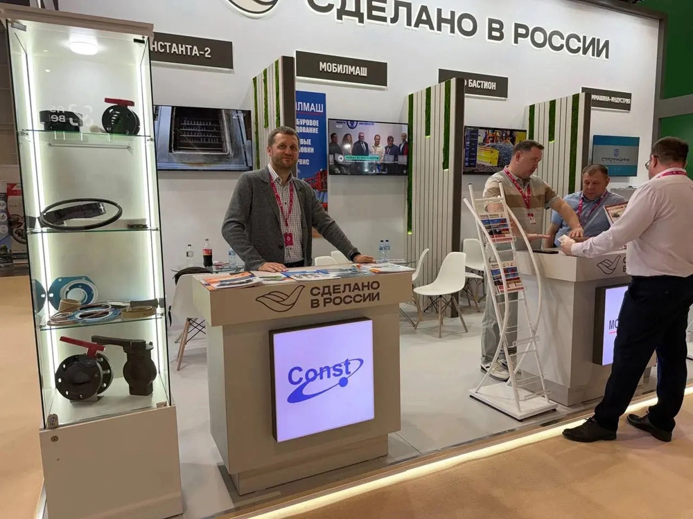 Волгоградские предприниматели представляют свою продукцию в зарубежных странах (на фото – выставка в Узбекистане).