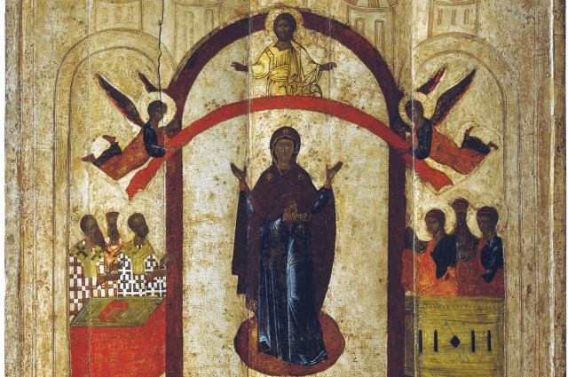 Икона «Покров Пресвятой Богородицы», 1399 г. Псков.