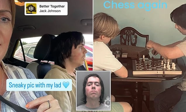 45-летняя мать публиковала фото, на которых Итан и Тристан играют в шахматы и как они проводят свой досуг.