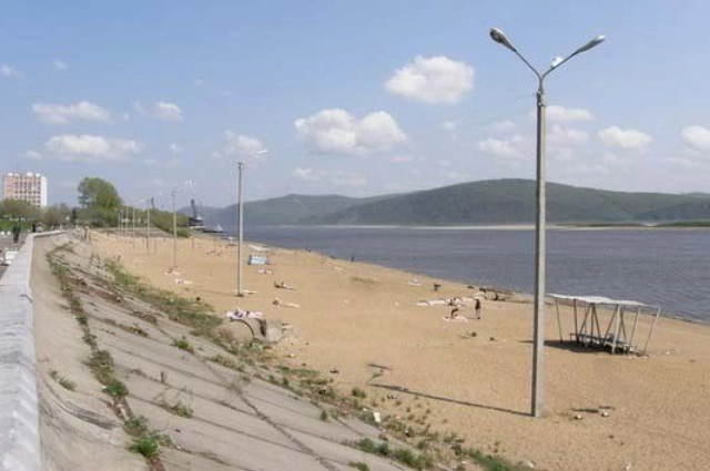 Пляж в Комсомольске-на-Амуре