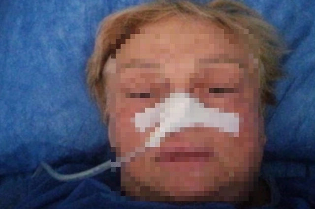 Пациентка в египетской клинике.