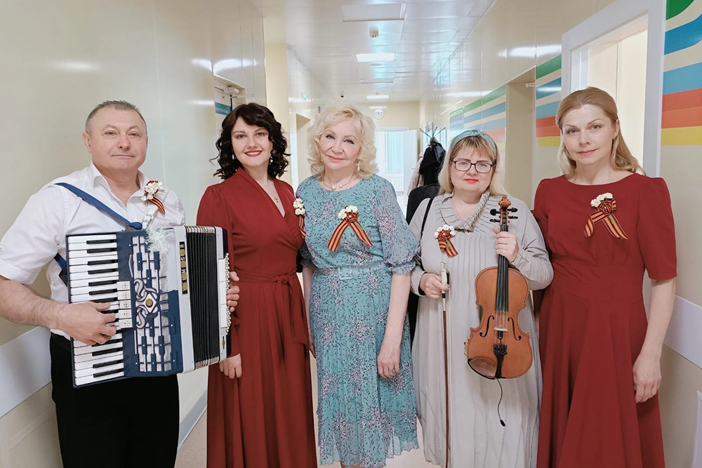 Московский драматический театр «Сфера». Выступления артистов в Госпитале Бурденко.