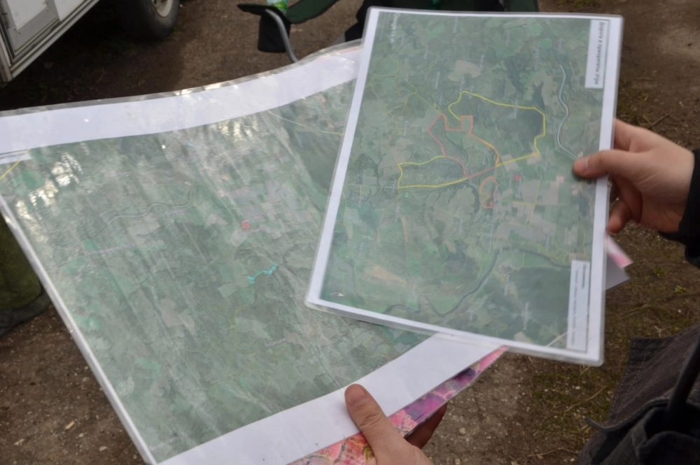 Территория нацпарка и его участки, которые оберегают добровольцы-пожарные.