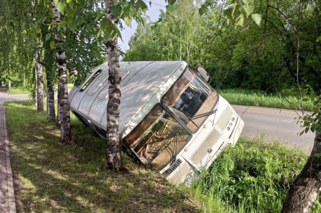 У водителя были признаки опьянения.