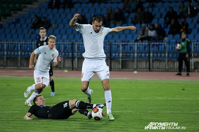 Александр Кутьин отдал голевую передачу в матче с "Тюменью".