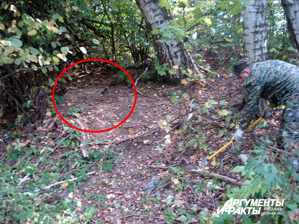 Яма, прикрытая деревянным настилом, со стороны почти незаметна. Если бы Ольга не подала голос, ее вряд ли смогли бы найти.