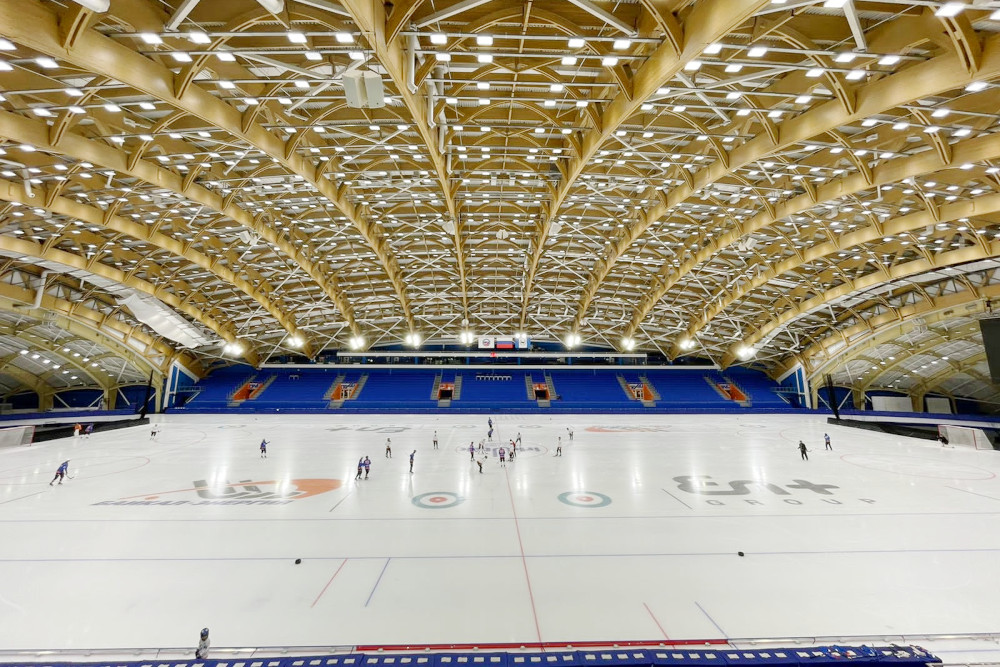 Лёд «Байкала» уже готов к тому, чтобы принять матчи чемпионата России.