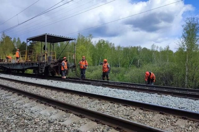 СвЖД проводит обновление пути на участках Транссибирской магистрали